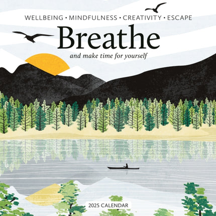 Breathe Square Wall Calendar 2025