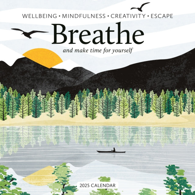 Breathe Square Wall Calendar 2025