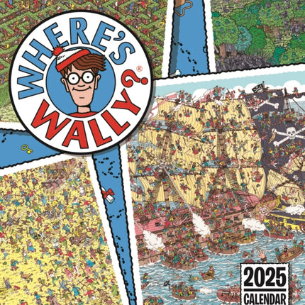 Wheres Wally Easel Desk Calendar 2025