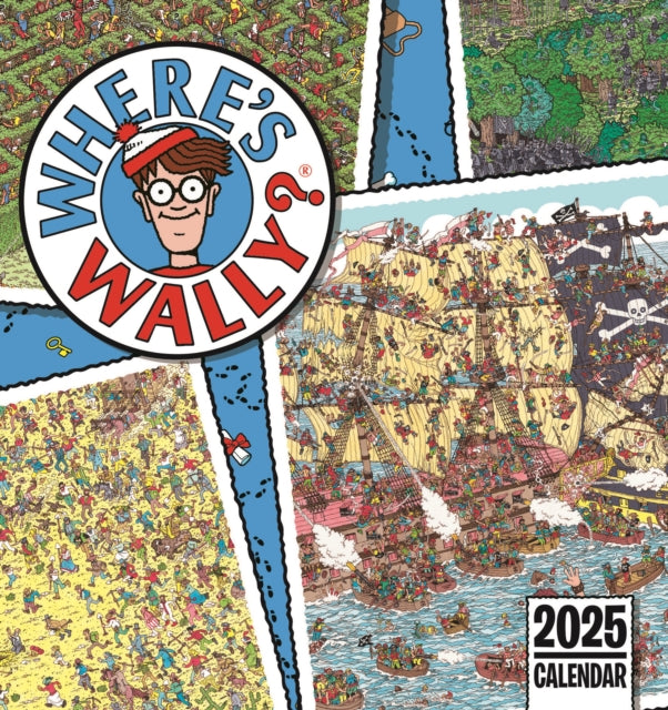 Wheres Wally Easel Desk Calendar 2025