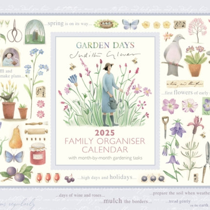 Garden Days WeektoView Planner A4 Calendar 2025