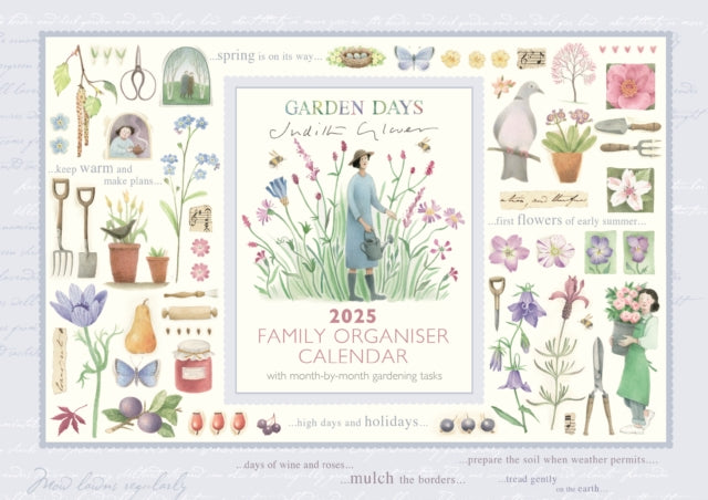 Garden Days WeektoView Planner A4 Calendar 2025