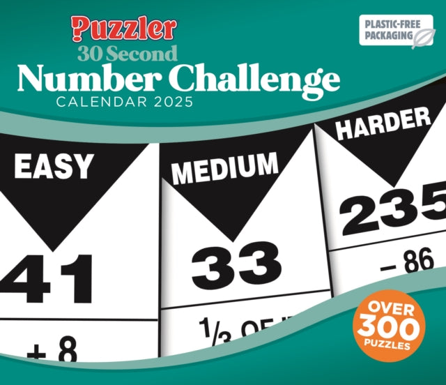 30 Second Number Challenge Puzzler Box Calendar 2025