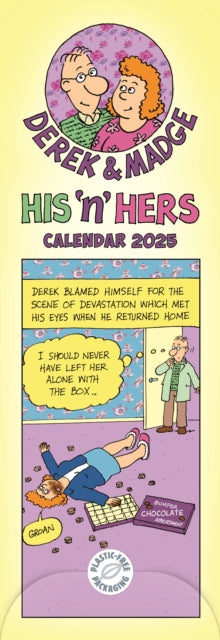 Derek  Madge His n Hers Planner Slim Calendar 2025