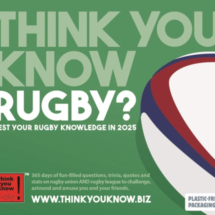 Think You Know Rugby Box Calendar 2025