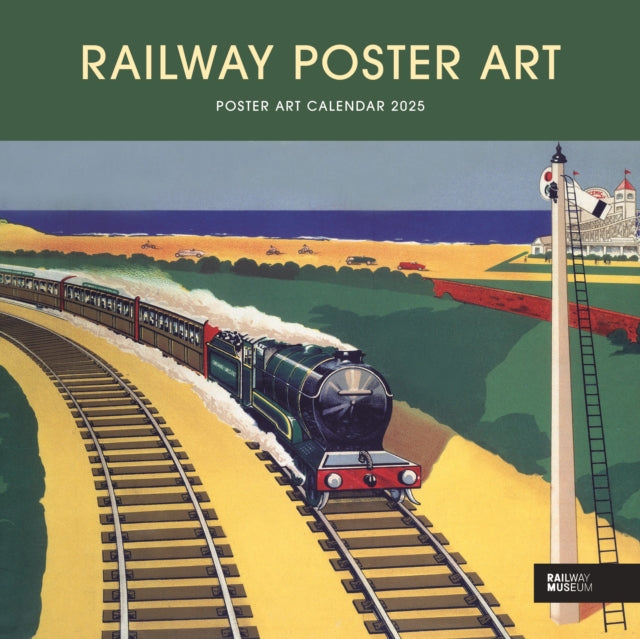 Railway Poster Art National Railway Museum Square Wall Calendar 2025