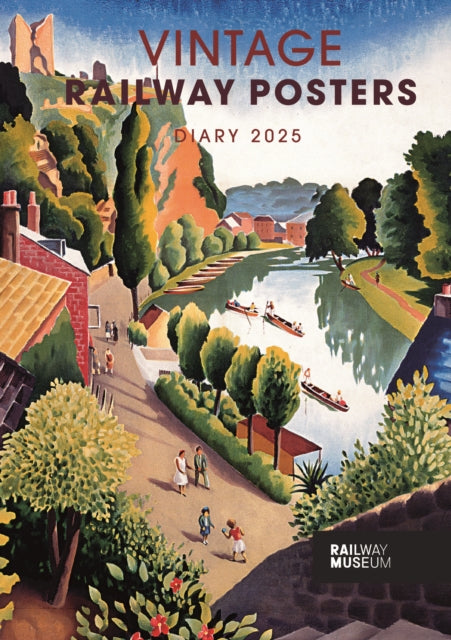 Vintage Railway Posters National Railway Museum A5 Diary 2025