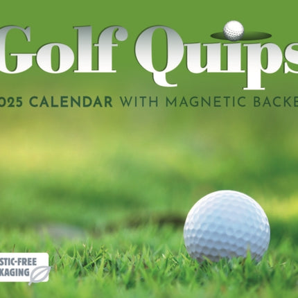 Golf Quips Mini Box Calendar 2025