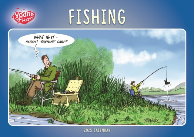 Fishing Young At Heart A4 Calendar 2025