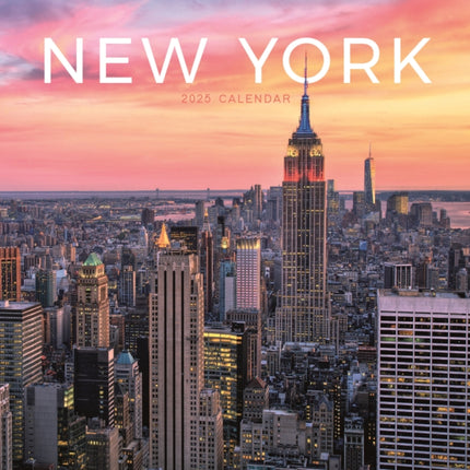 New York Square Mini Calendar 2025