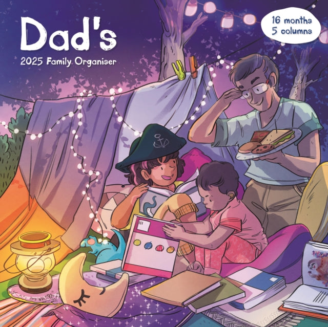 Dads Family Organiser Planner Wall Calendar 2025