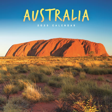 Australia Square Wall Calendar 2025