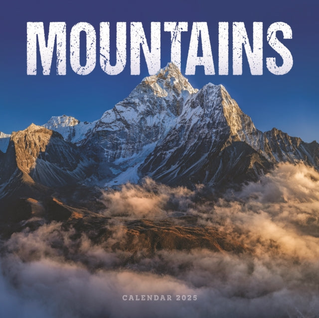 Mountains Square Wall Calendar 2025