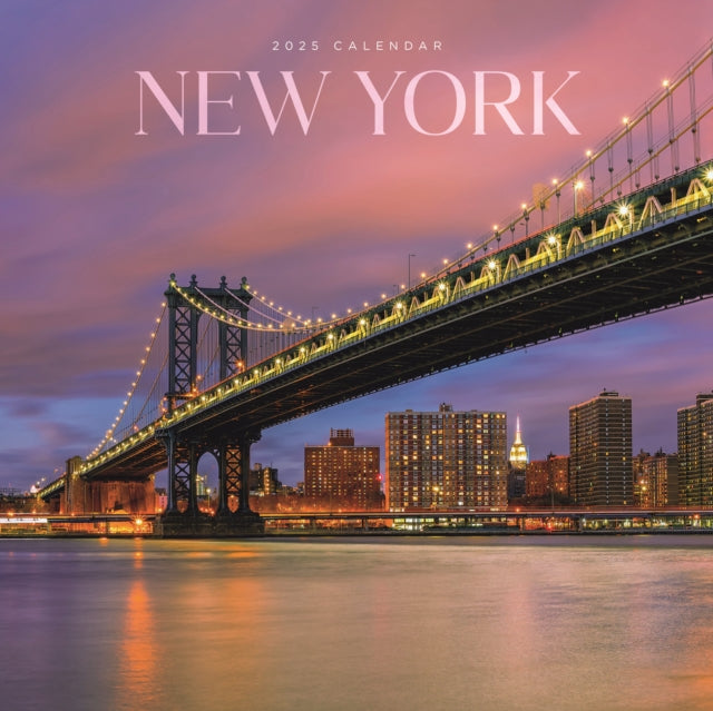 New York Square Wall Calendar 2025