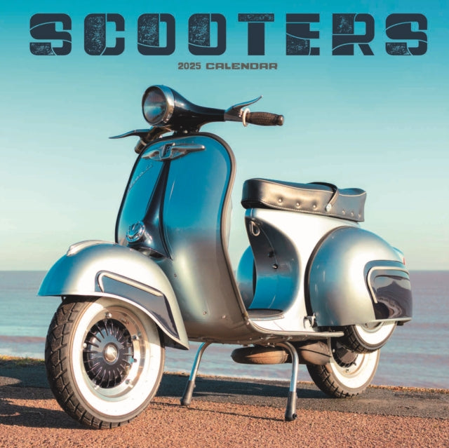 Scooters Square Wall Calendar 2025