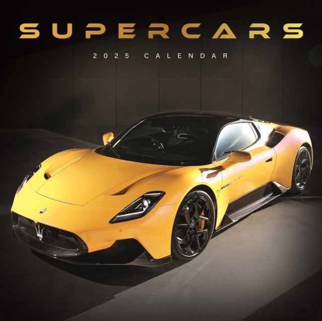 Supercars Square Wall Calendar 2025