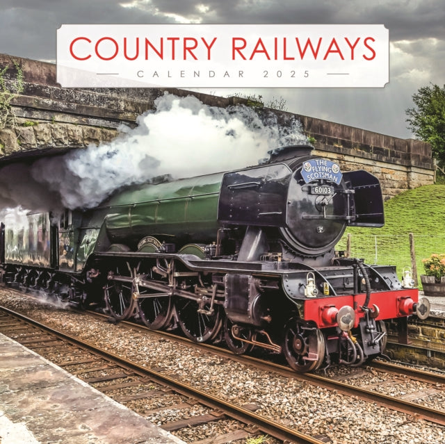 Country Railways Wiro Wall Calendar 2025