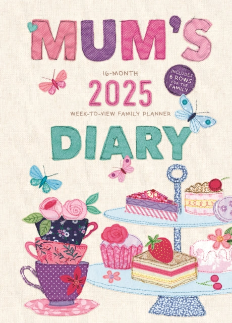 Mums Fabric Planner A5 Diary 2025