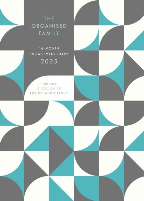 Organised Family Geometric Planner A5 Diary 2025