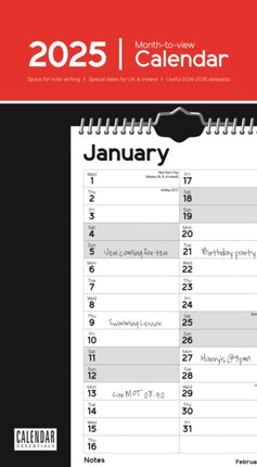 Essential Stubby Slim Calendar Calendar 2025