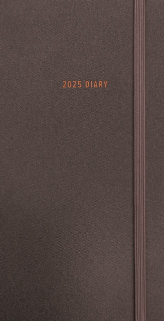 Charcoal Deluxe Slim Diary 2025