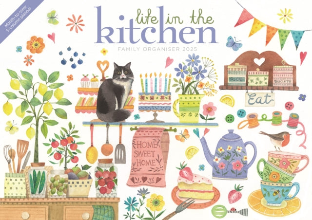 Life in the Kitchen Planner A4 Calendar 2025