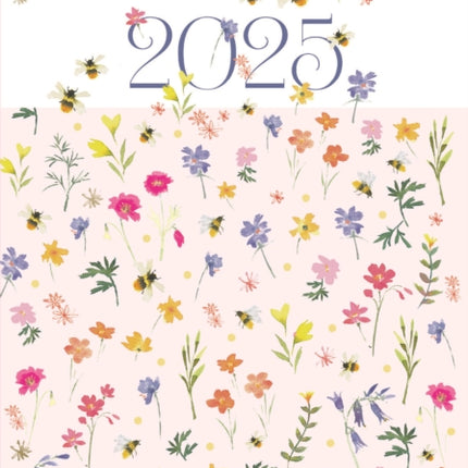 Delicate Floral A6 Diary 2025