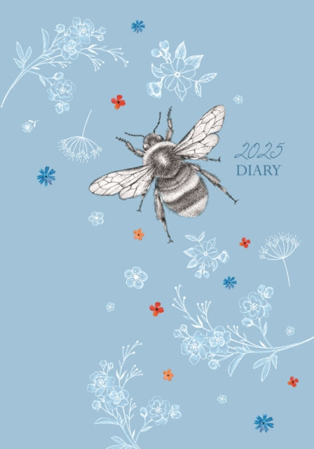 Floral Bee A5 Diary 2025