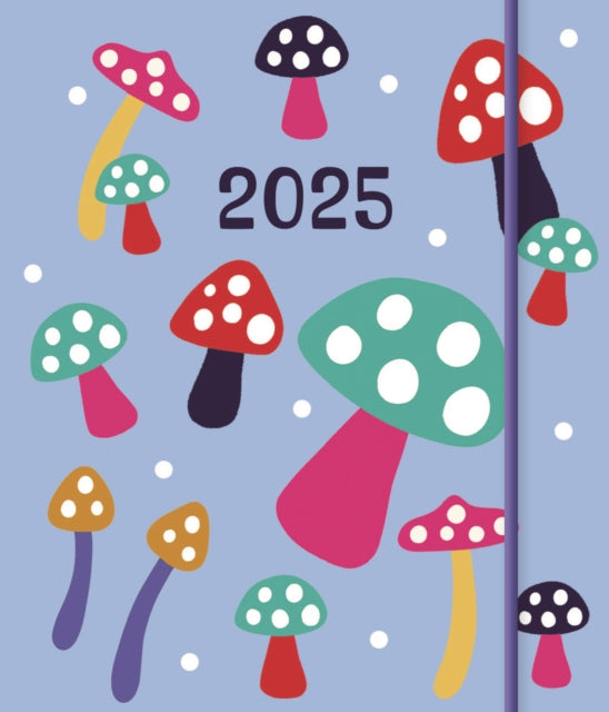 Mushrooms Square Pocket Diary 2025