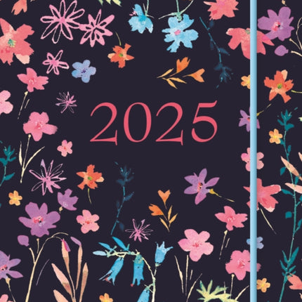 Floral Square Pocket Diary 2025