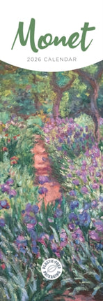 Claude Monet Slim Calendar 2026