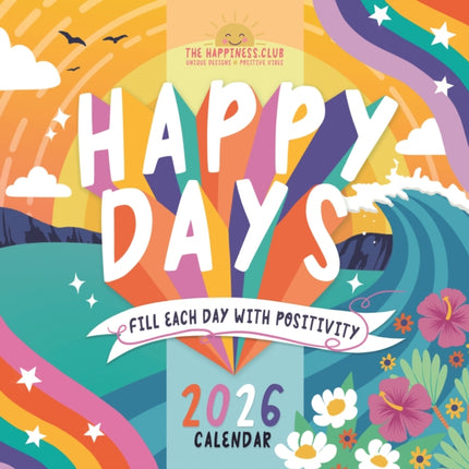2026 the Happiness Club Wall Calendar