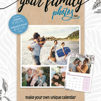 Your Family Photos A4 Calendar 2026