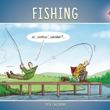 Fishing Young At Heart A4 Calendar 2026