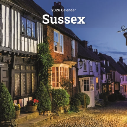 Sussex A5 Calendar 2026