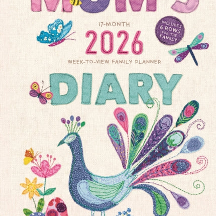 Mums Fabric Planner A5 Diary 2026