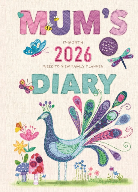 Mums Fabric Planner A5 Diary 2026