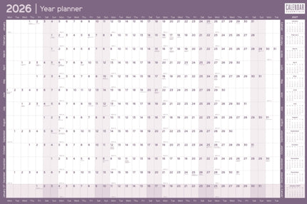 Essential Roll Planner Calendar 2026