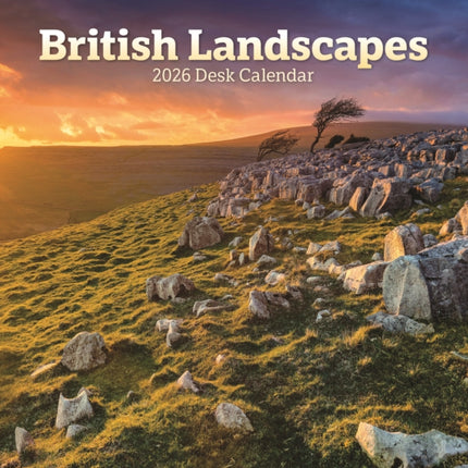 British Landscapes Easel Desk Calendar 2