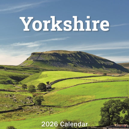 Yorkshire Mini Easel Desk Calendar 2026