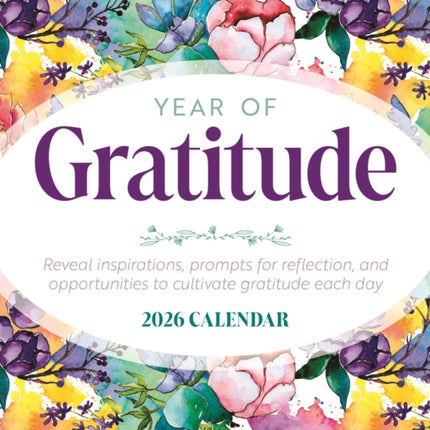 Gratitude Year Of Box Calendar 2026