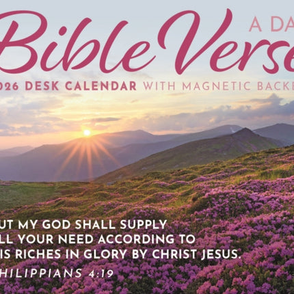 2026 Bible Verse a Day Mini Box Calendar
