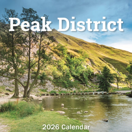 Peak District Mini Easel Desk Calendar 2