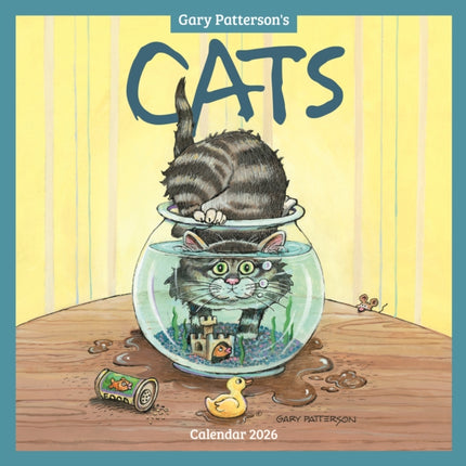 Cats Gary Patterson Square Wall Calendar