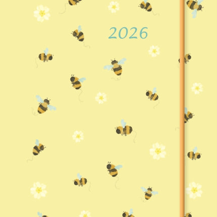 Little Bees Square Pocket Diary 2026