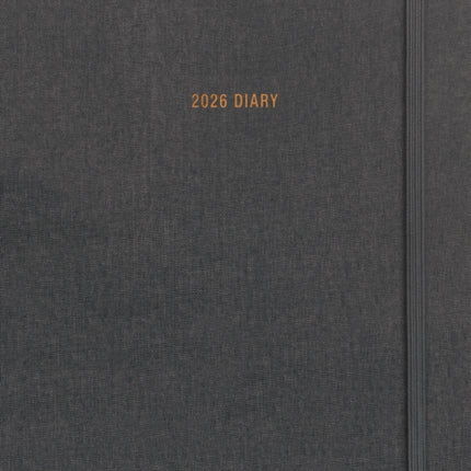 Charcoal A5 Diary 2026