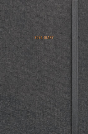 Charcoal Pocket Diary 2026