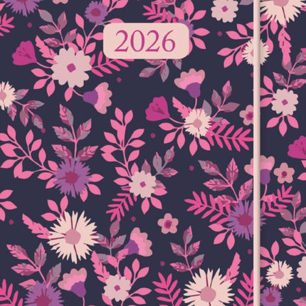 Ditsy Flowers Square Pocket Diary 2026