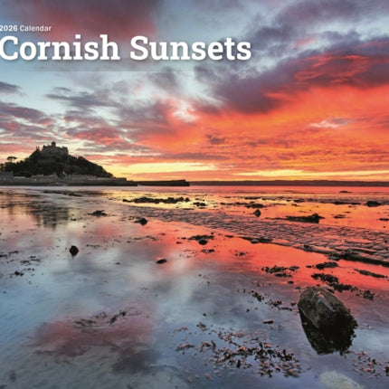 Cornish Sunsets A4 Calendar 2026