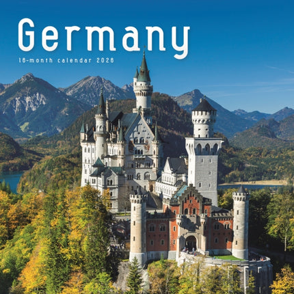 Germany Square Wall Sunday Start Calenda